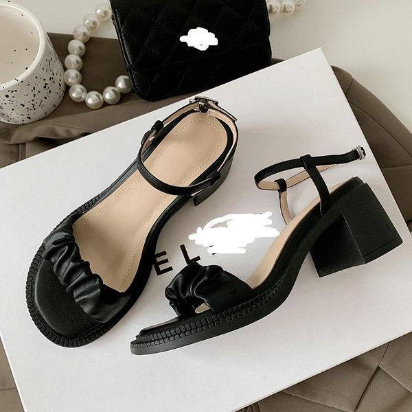 sandals punk retro women pleated decoration buckles high heels shoes 2021 summer genuine leather woman, Black
sandals punk retro women pleated decoration buckles high heels shoes 2021 summer genuine leather woman, Black