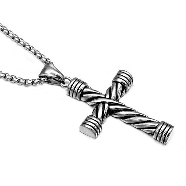 stainless steel cross crucifix jesus piece pendant necklace men chain catholic christian jewelry gifts chains, Silver
stainless steel cross crucifix jesus piece pendant necklace men chain catholic christian jewelry gifts chains, Silver