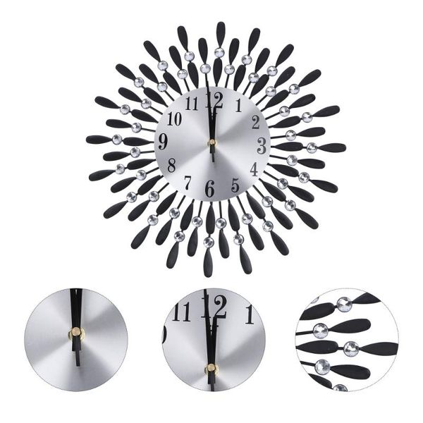 art metal diamonds wall clock modern silent hanging decor for living room bedroom office clocks
art metal diamonds wall clock modern silent hanging decor for living room bedroom office clocks