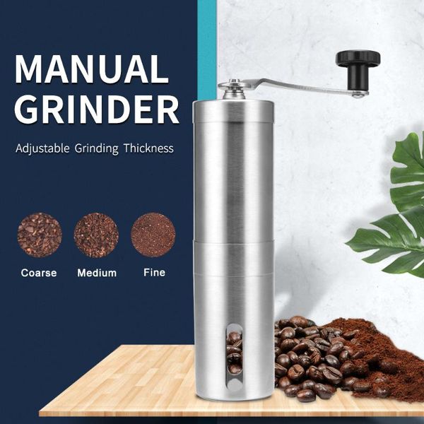 coffee grinder mini stainless steel hand manual handmade bean burr grinders mill kitchen tool silver
coffee grinder mini stainless steel hand manual handmade bean burr grinders mill kitchen tool silver