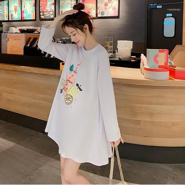 spring and autumn long sleeve pregnant women blouse plus size fashion printing o-neck mini dresses maternity cotton shirts1, White
spring and autumn long sleeve pregnant women blouse plus size fashion printing o-neck mini dresses maternity cotton shirts1, White