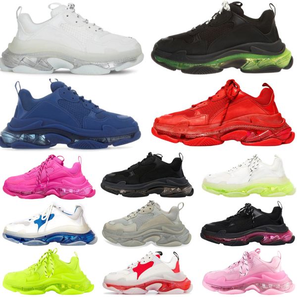 fashion men women casual dad shoes neon green sneakers black pink crystal clear sole bottom platform shoes
fashion men women casual dad shoes neon green sneakers black pink crystal clear sole bottom platform shoes