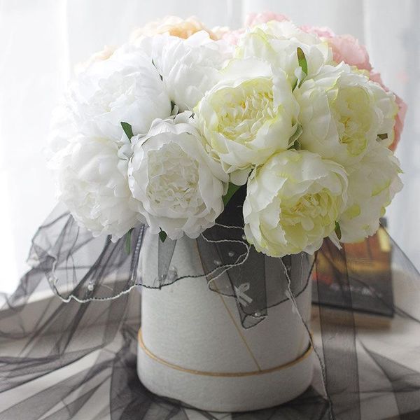 6heads artificial silk peony flower bouquet for wedding birthday party valentine's day decoration fake flowers diy bride decorative & w
6heads artificial silk peony flower bouquet for wedding birthday party valentine's day decoration fake flowers diy bride decorative & w