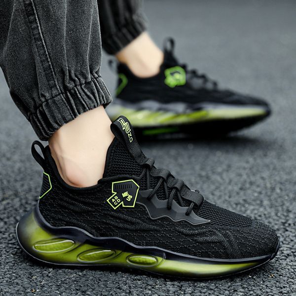 summer men's breathable flying woven 2021 popcorn fashion trend simple sports and leisure running sho, Black
summer men's breathable flying woven 2021 popcorn fashion trend simple sports and leisure running sho, Black