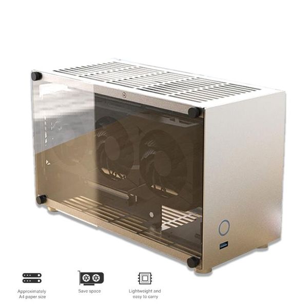 fans & coolings all-aluminum itx mini gamer pc case, with double-sided glass htpc a05 gaming deskcomputer mainframe diy
fans & coolings all-aluminum itx mini gamer pc case, with double-sided glass htpc a05 gaming deskcomputer mainframe diy