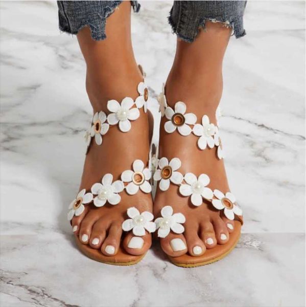women's flower sandals 2021 summer strappy toe ring slip-on flat with plain casual cute bohemian female, Black
women's flower sandals 2021 summer strappy toe ring slip-on flat with plain casual cute bohemian female, Black