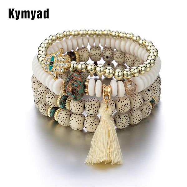 kymyad bohemia bracelet for women resin beads stone tassel charm bracelets multilayer wristband party dating accessory, Golden;silver
kymyad bohemia bracelet for women resin beads stone tassel charm bracelets multilayer wristband party dating accessory, Golden;silver