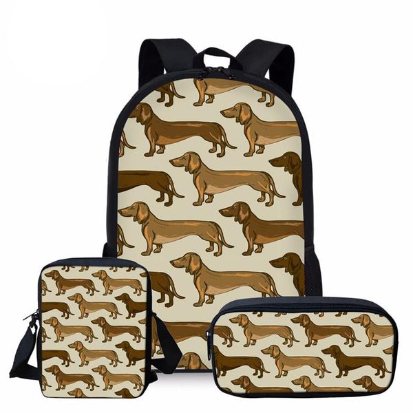 customzied 3pcs/set toddler mochila child dachshund dog school bag set kids fashion backpack boys girls custom bags
customzied 3pcs/set toddler mochila child dachshund dog school bag set kids fashion backpack boys girls custom bags