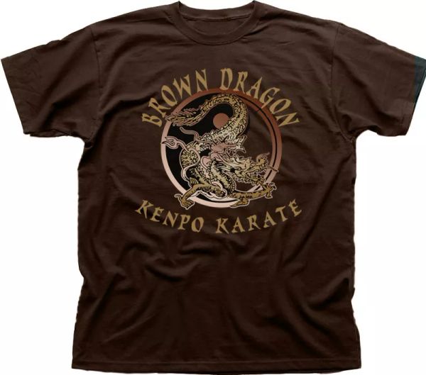 Kenpo Karate Brown Dragon martial arts white cotton t-shirt OZ0967, White;black
Kenpo Karate Brown Dragon martial arts white cotton t-shirt OZ0967, White;black
