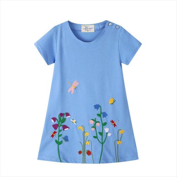 jumping meters flowers embroidery girl dresses girls princess summer cotton childrens clothes for wear, Red;yellow
jumping meters flowers embroidery girl dresses girls princess summer cotton childrens clothes for wear, Red;yellow