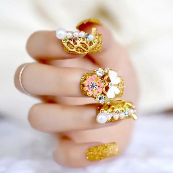 luxe 3d gold butterfly false nails tips chrome golden glitter flowers gems deco fake nail abs artificial diy salon nails1, Red;gold
luxe 3d gold butterfly false nails tips chrome golden glitter flowers gems deco fake nail abs artificial diy salon nails1, Red;gold