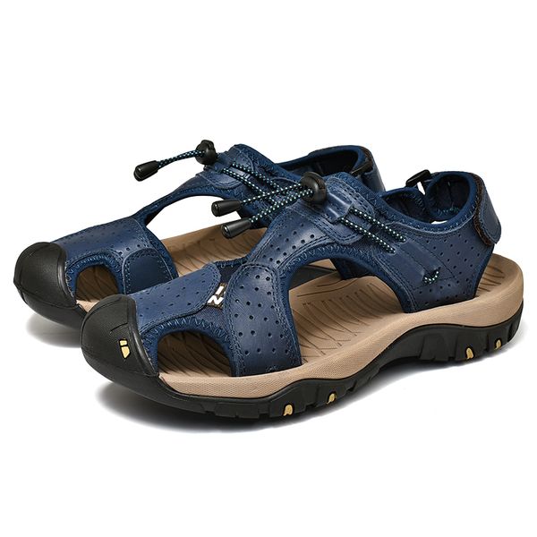 new casual men soft sandals comfortable men summer genuine leather sandals men roman summer outdoor beach sandals big size 38-46, Black
new casual men soft sandals comfortable men summer genuine leather sandals men roman summer outdoor beach sandals big size 38-46, Black