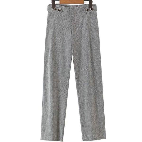 women's pants & capris 2021 autumn women elegant high waist straight loose plaid office lady vintage houndstooth zipper buttons trouser, Black;white
women's pants & capris 2021 autumn women elegant high waist straight loose plaid office lady vintage houndstooth zipper buttons trouser, Black;white
