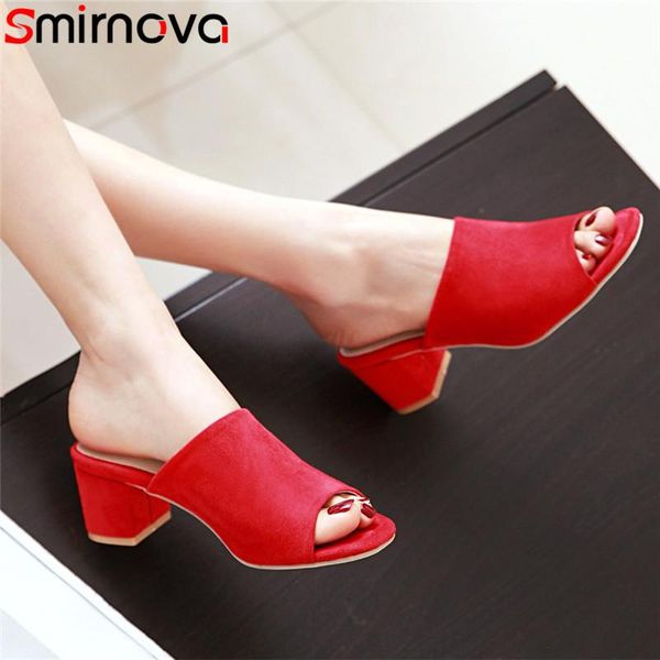 smirnova plus size 34-43 2021 women sandals slingback open toe women's mules square high heels summer shoes female, Black
smirnova plus size 34-43 2021 women sandals slingback open toe women's mules square high heels summer shoes female, Black