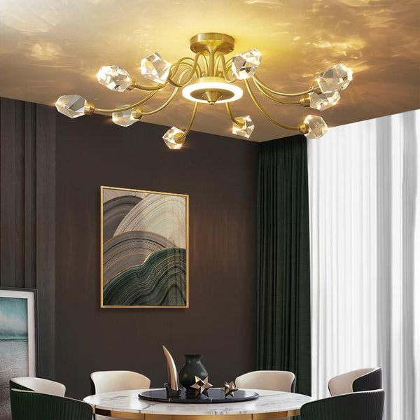 modern led crystal chandelier luxury golden copper ceiling lamp for living dining room kitchen bedroom brass lighting fixtures chandeliers
modern led crystal chandelier luxury golden copper ceiling lamp for living dining room kitchen bedroom brass lighting fixtures chandeliers
