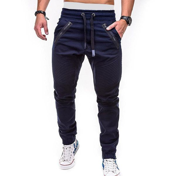 men's pants men fashion drawstring zip strips pockets ankle tied long sports trousers cylinder active gym workout jogging2021, Black
men's pants men fashion drawstring zip strips pockets ankle tied long sports trousers cylinder active gym workout jogging2021, Black