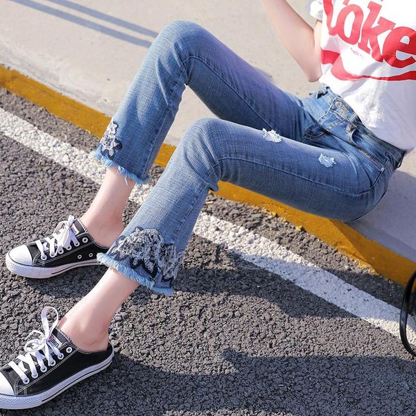 women's jeans ctrlcity embroidery flare women high waist stretch jean vintage tassel pants ripped denim trousers wide leg, Blue
women's jeans ctrlcity embroidery flare women high waist stretch jean vintage tassel pants ripped denim trousers wide leg, Blue