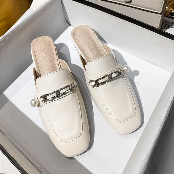 slippers cute sandals woman shoes loafers pedal baotou chain muller half female outer wear summer wholesale, Black
slippers cute sandals woman shoes loafers pedal baotou chain muller half female outer wear summer wholesale, Black