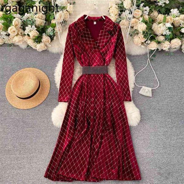 spring autumn argyle velvet women maxi dresses fashion solid notched long sleeve dress belt office lady slim vestidos 210601, Black;gray
spring autumn argyle velvet women maxi dresses fashion solid notched long sleeve dress belt office lady slim vestidos 210601, Black;gray