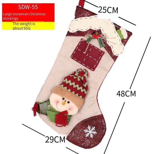 christmas decorations large snowman stockings cartoon image children's gifts tree pendant
christmas decorations large snowman stockings cartoon image children's gifts tree pendant