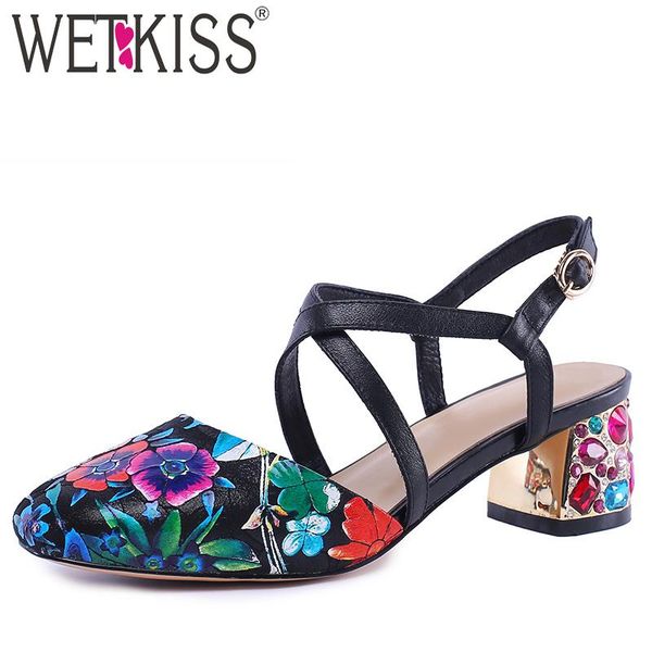 summer sandals women crystal heels high woman print cross strap shoes female genuine leather thnic retro, Black
summer sandals women crystal heels high woman print cross strap shoes female genuine leather thnic retro, Black