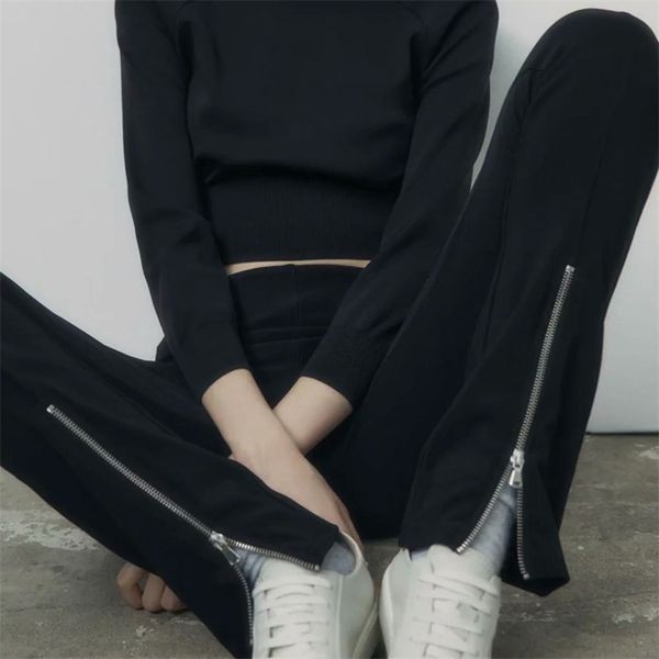 women summer slim black pants za high elasticity zip screw thread female fashion street casual skinny trousers 210513, Blue
women summer slim black pants za high elasticity zip screw thread female fashion street casual skinny trousers 210513, Blue