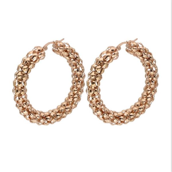 stud 40mm punk gold silver color ear piercing for women stainless steel trendy twist earrings fashion jewelry gifts, Golden;silver
stud 40mm punk gold silver color ear piercing for women stainless steel trendy twist earrings fashion jewelry gifts, Golden;silver