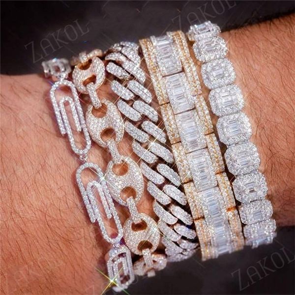 gold color pig nose men's cuban link chain bracelets luxury copper material iced cubic zircon 8 shape hip hop jewelry link,, Black
gold color pig nose men's cuban link chain bracelets luxury copper material iced cubic zircon 8 shape hip hop jewelry link,, Black