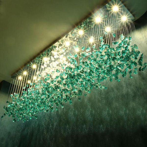 el crystal chandelier bar living room large engineering light green transparent stone glass lamp custom chandeliers
el crystal chandelier bar living room large engineering light green transparent stone glass lamp custom chandeliers