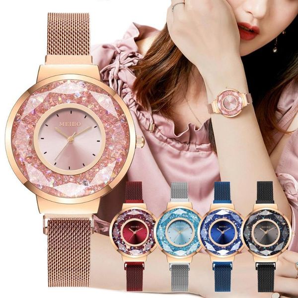 women watches fashion casual bracelet watch luxury clocks alloy magnetic band quartz dress clock wristwatch montre wristwatches, Slivery;brown
women watches fashion casual bracelet watch luxury clocks alloy magnetic band quartz dress clock wristwatch montre wristwatches, Slivery;brown