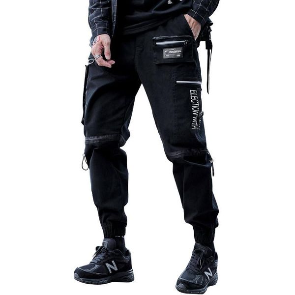 men's pants moruancle hi street cargo fashion hip hop joggers sweatpants streetwear harem trousers with multi pockets, Black
men's pants moruancle hi street cargo fashion hip hop joggers sweatpants streetwear harem trousers with multi pockets, Black