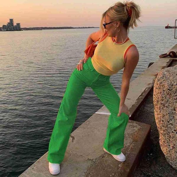 women's jeans loose street girl y2k high waist pants trousers slim wide retro color leg summer fashion women lon f7e2, Blue
women's jeans loose street girl y2k high waist pants trousers slim wide retro color leg summer fashion women lon f7e2, Blue
