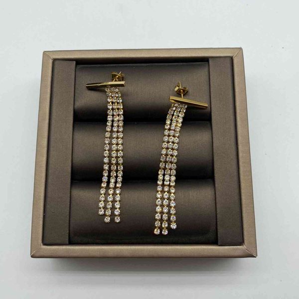 special offer 2021 luxury designer jewelry / new niche minimalist crystal long tassel full diamond temperament earrings women's, Silver
special offer 2021 luxury designer jewelry / new niche minimalist crystal long tassel full diamond temperament earrings women's, Silver