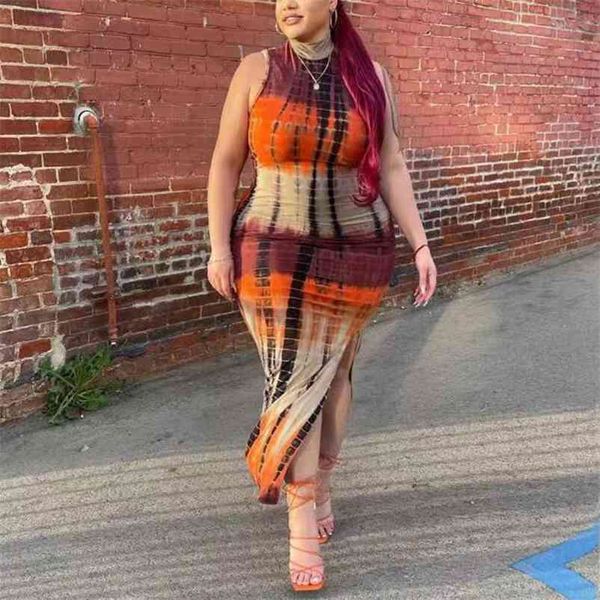 4xl 5xl plus size dresses womens summer sleeveless bodycon side split ankle length evening night party vestidos mujer 210510, Black;gray
4xl 5xl plus size dresses womens summer sleeveless bodycon side split ankle length evening night party vestidos mujer 210510, Black;gray