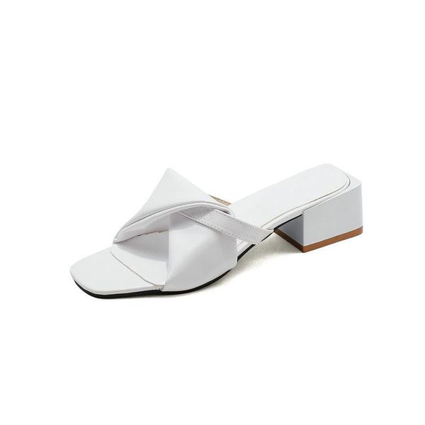 slippers casual female shoes pu med women heels square heel cross-tied slides luxury 2021 high block rome fabric basic pumps, Black
slippers casual female shoes pu med women heels square heel cross-tied slides luxury 2021 high block rome fabric basic pumps, Black