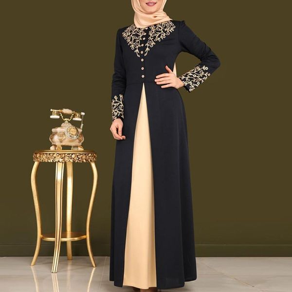 ethnic clothing 2021 elegant printed muslim women dresses abayas robe patchwork with button party ladies dubai turkish female, Red
ethnic clothing 2021 elegant printed muslim women dresses abayas robe patchwork with button party ladies dubai turkish female, Red
