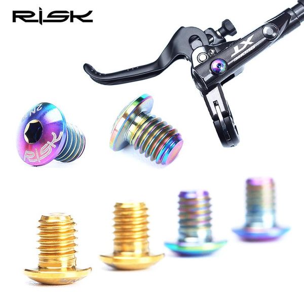 bike brakes risk tc4 titanium hydraulic brake cylinder bolts for deore /xt m8000/slx m7000 2/4 pcs bicycle screw
bike brakes risk tc4 titanium hydraulic brake cylinder bolts for deore /xt m8000/slx m7000 2/4 pcs bicycle screw