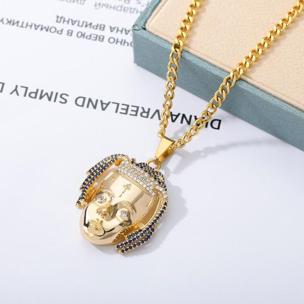 hip hop rapper xxxtentacion necklace for women men iced out zircon pendant cuban chain gothic crystal jewerly gifts necklaces, Silver
hip hop rapper xxxtentacion necklace for women men iced out zircon pendant cuban chain gothic crystal jewerly gifts necklaces, Silver
