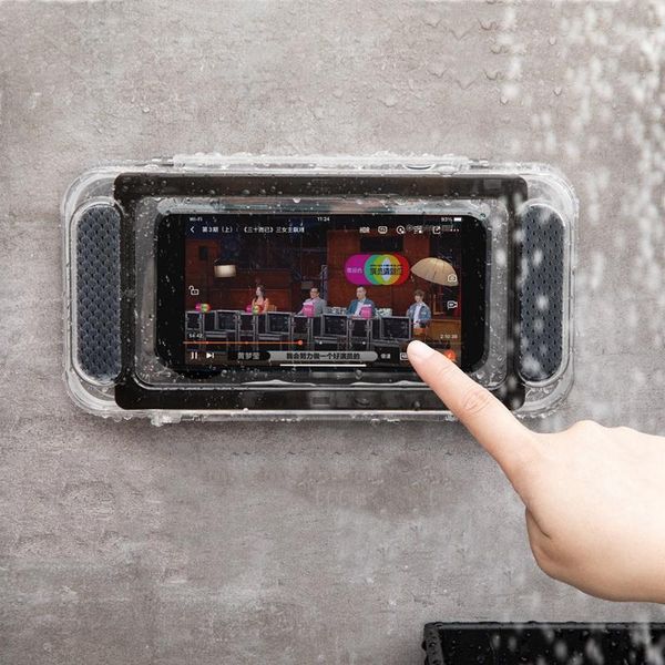 cell phone mounts & holders home wall stand waterproof mobile box self-adhesive holder touch screen bathroom shell shower sealing storage
cell phone mounts & holders home wall stand waterproof mobile box self-adhesive holder touch screen bathroom shell shower sealing storage