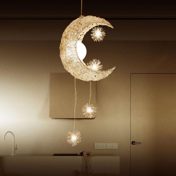 pendant lamps stars and moon children's room creative personality chandelier restaurant bedroom warm lighting dining furniture
pendant lamps stars and moon children's room creative personality chandelier restaurant bedroom warm lighting dining furniture