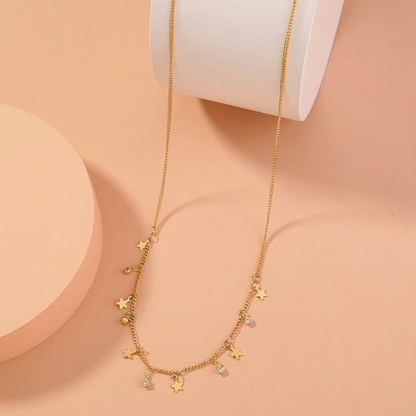 Chains Multi-layer Trendy Elegant Jewelry Round Moon Star Zircon Pendant Necklace Ladies Fashion Wholesale, Silver
Chains Multi-layer Trendy Elegant Jewelry Round Moon Star Zircon Pendant Necklace Ladies Fashion Wholesale, Silver