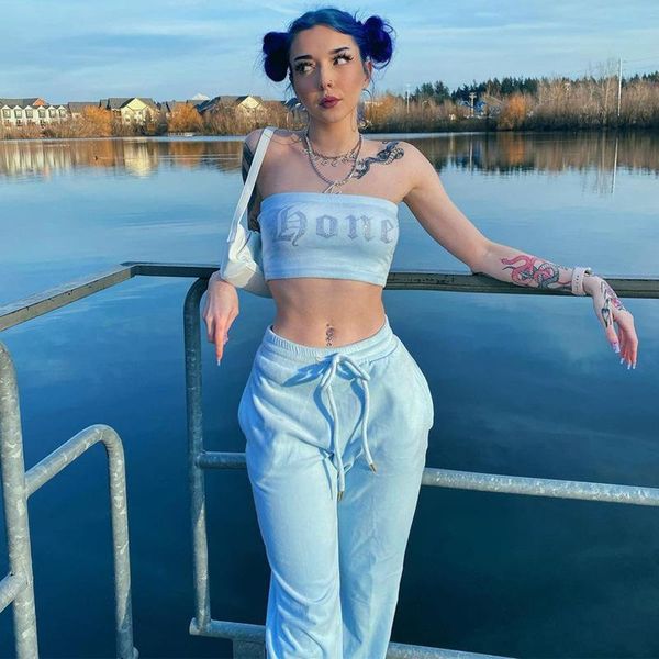 women's two piece pants women close-fitting two-piece clothes set boat neck sleeveless crop and high waist pants, blue/ black/ pin, White
women's two piece pants women close-fitting two-piece clothes set boat neck sleeveless crop and high waist pants, blue/ black/ pin, White