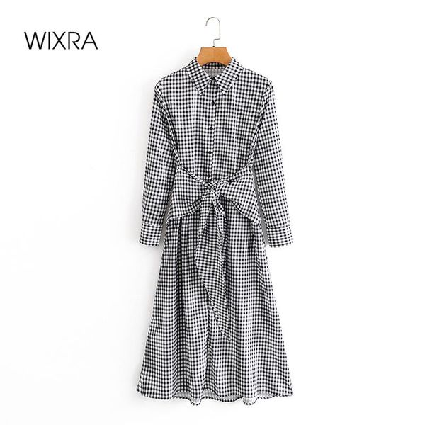 casual dresses wixra women plaid long dress turn-down collar lace-up high street single breasted vintage clothes ladies autumn spring, Black;gray
casual dresses wixra women plaid long dress turn-down collar lace-up high street single breasted vintage clothes ladies autumn spring, Black;gray