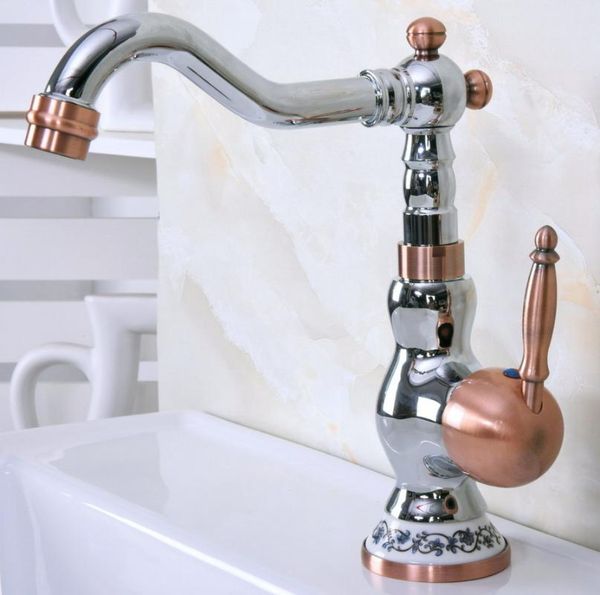 polished chrome red copper bathroom kitchen basin sink faucet mixer tap swivel spout single handle one hole deck mounted tnf905 faucets
polished chrome red copper bathroom kitchen basin sink faucet mixer tap swivel spout single handle one hole deck mounted tnf905 faucets