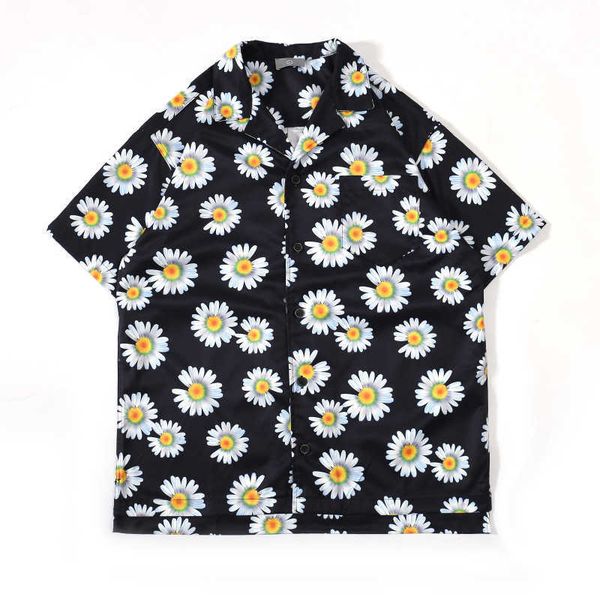 fashion shirt fgss men's clothing | summer brand small wrinkled chrysanthemum floral print loose trend short sleeve, White;black
fashion shirt fgss men's clothing | summer brand small wrinkled chrysanthemum floral print loose trend short sleeve, White;black