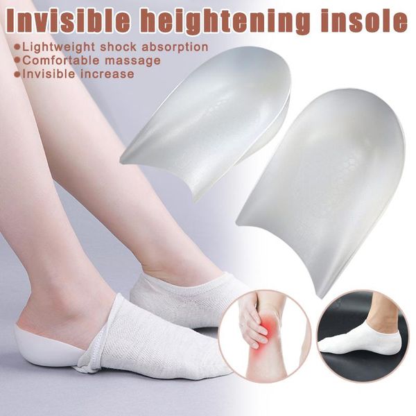 shoes materials 1 pair invisible height lift heel pad liners increase insole -absorbing silicone tc21, Black
shoes materials 1 pair invisible height lift heel pad liners increase insole -absorbing silicone tc21, Black