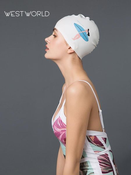 swimming caps westworld cap silicone women's waterproof large fashion long hair sports high elastic pool
swimming caps westworld cap silicone women's waterproof large fashion long hair sports high elastic pool