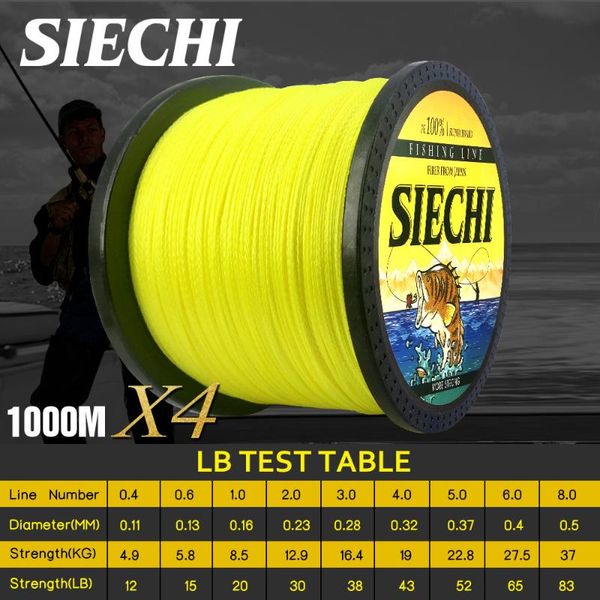 fishing 4 strands 1000m pe braided line saltwater weave carp cord pesca wire 12-83lb braid
fishing 4 strands 1000m pe braided line saltwater weave carp cord pesca wire 12-83lb braid