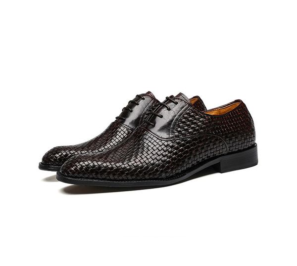 men weave shoes black men business dress classic style genuine leather lace up pointed toe shoes for men oxford shoes
men weave shoes black men business dress classic style genuine leather lace up pointed toe shoes for men oxford shoes