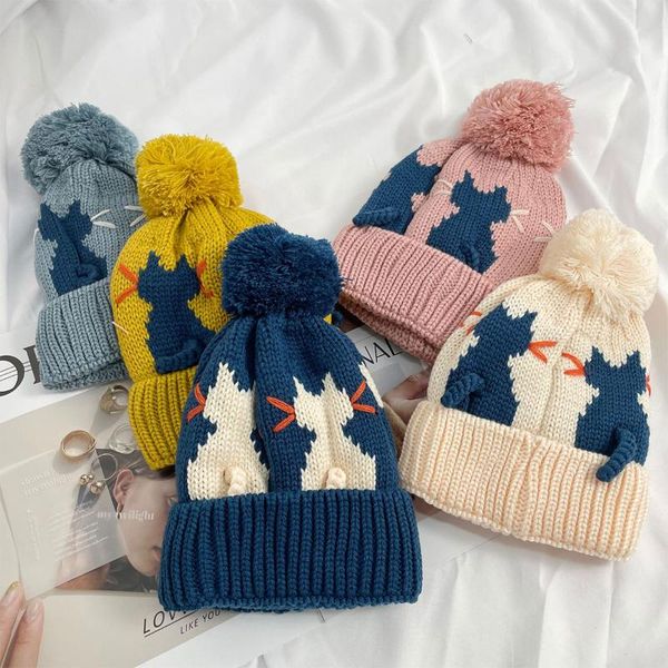 caps & hats children's hat autumn winter boys and children knitted lovely lady with warm velvet korean version of the trend woollen, Yellow
caps & hats children's hat autumn winter boys and children knitted lovely lady with warm velvet korean version of the trend woollen, Yellow